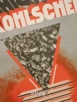 Authentique Affiche Ancienne Photomontage Kohlscheid