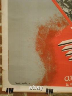 Authentique Affiche Ancienne Photomontage Kohlscheid