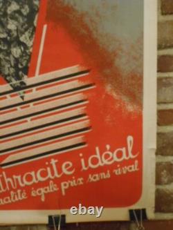 Authentique Affiche Ancienne Photomontage Kohlscheid