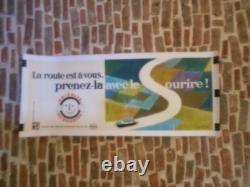 Authentique Affiche Ancienne Prevention Routiere La Route Est A Vous