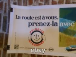 Authentique Affiche Ancienne Prevention Routiere La Route Est A Vous