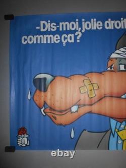 Authentique Affiche Ancienne Pro Socialiste