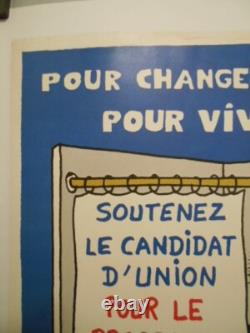 Authentique Affiche Ancienne Propagande Politique
