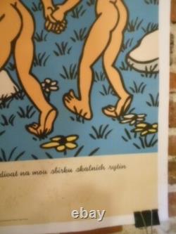 Authentique Affiche Ancienne Provenance Europe De L'est
