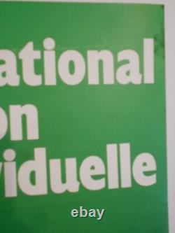 Authentique Affiche Ancienne Publicitaire Salon Maison Individuelle