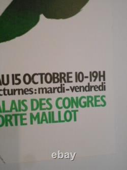 Authentique Affiche Ancienne Publicitaire Salon Maison Individuelle