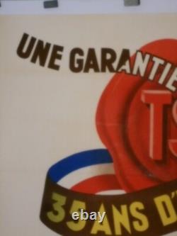Authentique Affiche Ancienne Radio Lemouzy