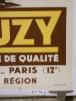 Authentique Affiche Ancienne Radio Lemouzy