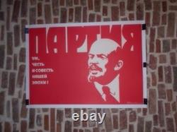 Authentique Affiche Ancienne Russie