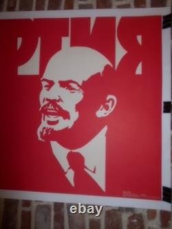 Authentique Affiche Ancienne Russie