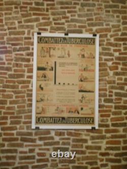Authentique Affiche Ancienne Sante Publique Combattez La Tuberculose