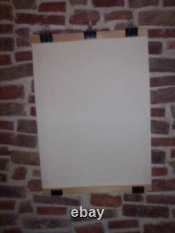 Authentique Affiche Ancienne Securite