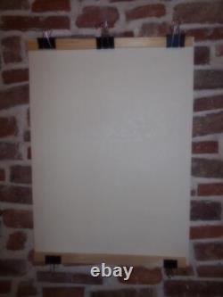 Authentique Affiche Ancienne Securite