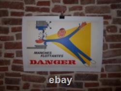 Authentique Affiche Ancienne Securite