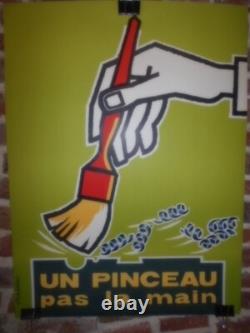 Authentique Affiche Ancienne Securite