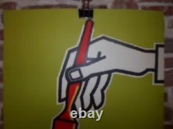 Authentique Affiche Ancienne Securite