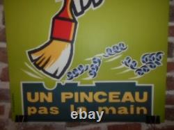 Authentique Affiche Ancienne Securite