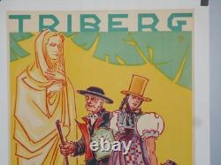 Authentique Affiche Ancienne Triberg Heimat Museum