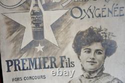 Authentique ancienne affiche Absinthe Oxygénée PREMIER Fils imp. Photo BIOLETTO