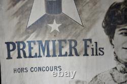 Authentique ancienne affiche Absinthe Oxygénée PREMIER Fils imp. Photo BIOLETTO