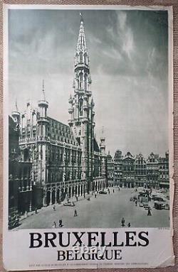 Belgique Lot de 18 affiches anciennes/original vintage posters 1950-1980's