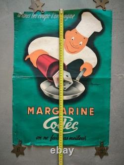 Belle Affiche Originale Lithographié Des Magasins CODEC De Nicolitch Margarine