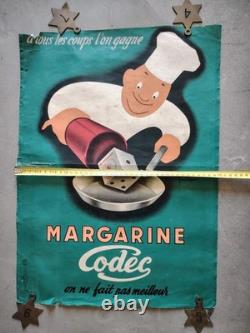 Belle Affiche Originale Lithographié Des Magasins CODEC De Nicolitch Margarine