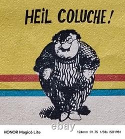 Belle Affiche Originale Pour La Campagne Présidentielle De Coluche De 1981