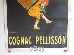 Belle affiche ancienne Cognac Pelisson par Cappiello