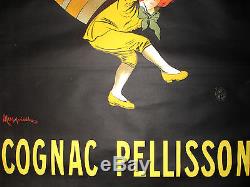 Belle affiche ancienne Cognac Pelisson par Cappiello 120 cm par 80 cm, original