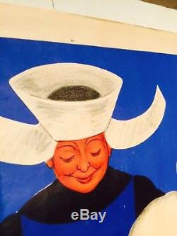 Belle affiche ancienne Cuisinière baudin par Cappiello infirmiere