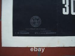 Belle affiche originale ancienne exposition Bruxelles 1949 Marfurt Heysel
