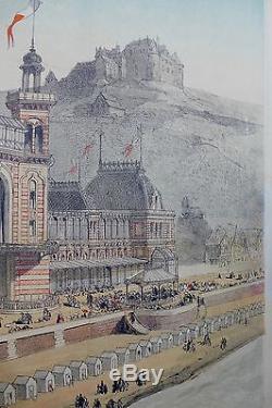 Belle et Rare Affiche Ancienne 1900 CASINO de Dieppe Bains de Mer