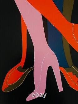 Bernard Villemot, c. A. 1980s Bally (Chaussures) Original Vintage Affiches On