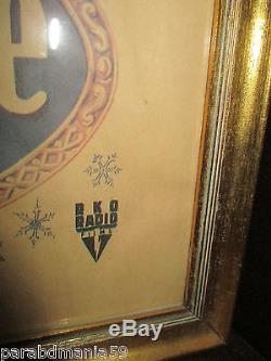 Blanche neige et les 7 nains (SNOW WHITE & THE 7 DWARFS)Ancienne affiche-1938