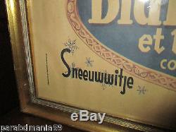Blanche neige et les 7 nains (SNOW WHITE & THE 7 DWARFS)Ancienne affiche-1938
