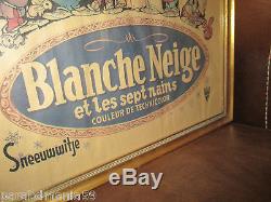 Blanche neige et les 7 nains (SNOW WHITE & THE 7 DWARFS)Ancienne affiche-1938