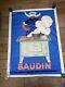 Cappiello Original Vintage Poster, Cuisinière Baudin, Affiche Originale 1933