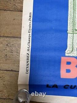 CAPPIELLO original vintage poster, cuisinière Baudin, affiche originale 1933