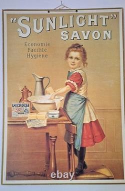 CARTONNÉE VINTAGE SAVON SUNLIGHT Édition Bernard Carant / Bibliothèque Forney