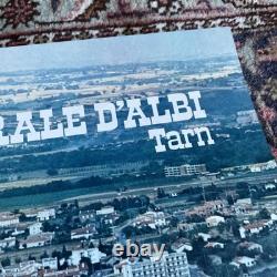 CATHÉDRALE D' ALBI TARN FRANCE AFFICHE ORIGINALE TOURISME CIRCA 1960 BE Rare