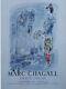 Chagall (le Magicien De Paris) Affiche Originale Entoilée Litho Mourlot 1970