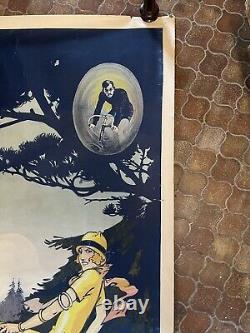 CYCLES GUYOT Affiche Ancienne 80x120 Marque Suisse Vélo