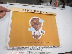 Ca216 Calendrier Ancien Air France 1954 Luc Marie Bayle Pierre Pages Rare