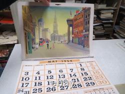 Ca216 Calendrier Ancien Air France 1954 Luc Marie Bayle Pierre Pages Rare