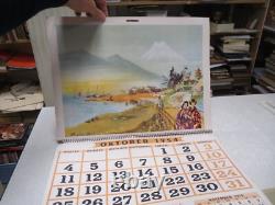 Ca216 Calendrier Ancien Air France 1954 Luc Marie Bayle Pierre Pages Rare