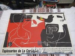 Ca491 Affiche Tapisseries De Le Corbusier 1960 Musee Des Arts Decoratifs 1975 80