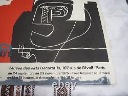 Ca491 Affiche Tapisseries De Le Corbusier 1960 Musee Des Arts Decoratifs 1975 80