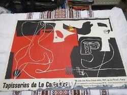 Ca491 Affiche Tapisseries De Le Corbusier 1960 Musee Des Arts Decoratifs 1975 80