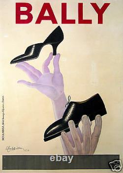 Cappiello Affiche Ancienne Chaussures Bally Vintage Litho Poster 1934